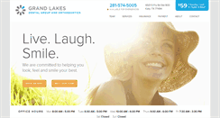 Desktop Screenshot of grandlakesdentalgroup.com